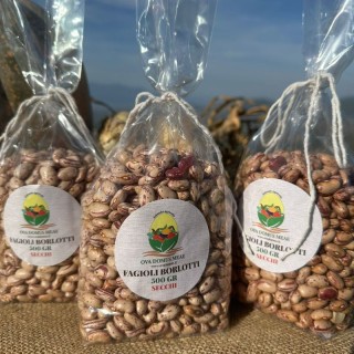 Dried borlotti beans 500 gr