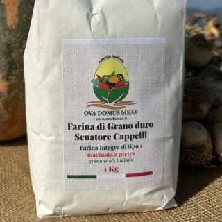 Wholemeal durum wheat flour "Senatore Cappelli" 1 Kg