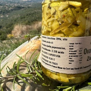 Courgettes in oil 290 gr